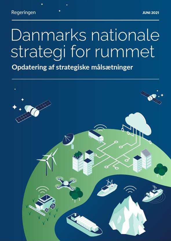 Forside til Danmarks nationale strategi for rummet