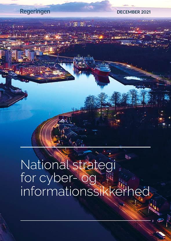Forside til National strategi for cyber- og informationssikkerhed.