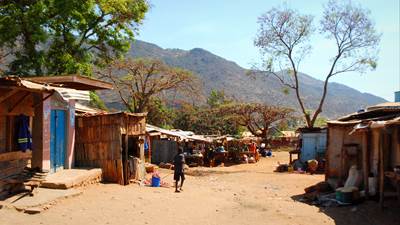 Landsby i Afrika